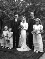 Wedding of Doris Dowding and Ronald Snell